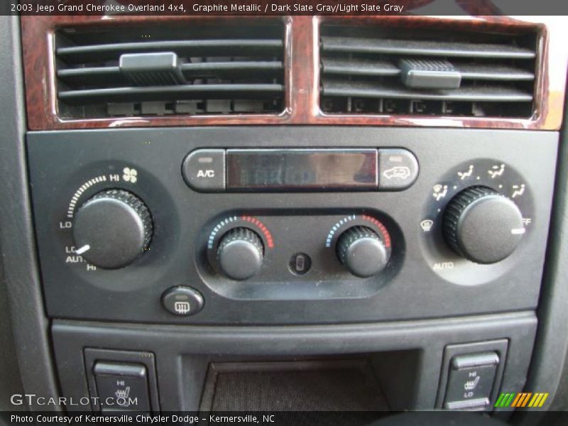 Graphite Metallic / Dark Slate Gray/Light Slate Gray 2003 Jeep Grand Cherokee Overland 4x4