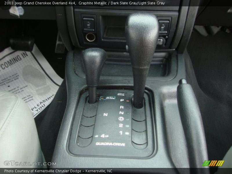 Graphite Metallic / Dark Slate Gray/Light Slate Gray 2003 Jeep Grand Cherokee Overland 4x4