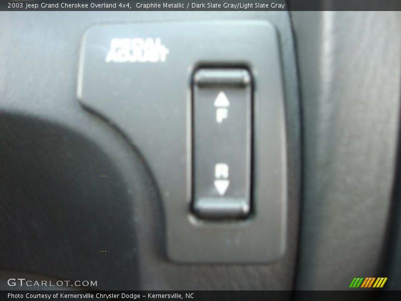 Graphite Metallic / Dark Slate Gray/Light Slate Gray 2003 Jeep Grand Cherokee Overland 4x4