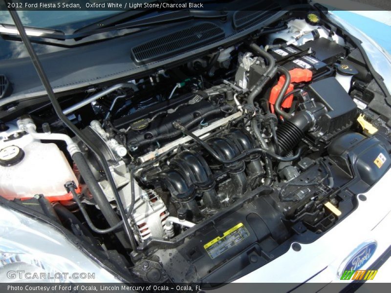  2012 Fiesta S Sedan Engine - 1.6 Liter DOHC 16-Valve Ti-VCT Duratec 4 Cylinder