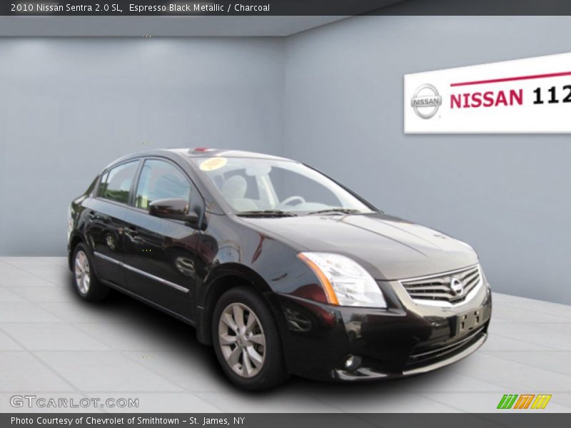 Espresso Black Metallic / Charcoal 2010 Nissan Sentra 2.0 SL
