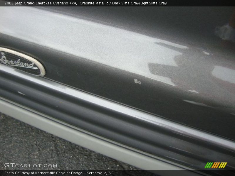 Graphite Metallic / Dark Slate Gray/Light Slate Gray 2003 Jeep Grand Cherokee Overland 4x4