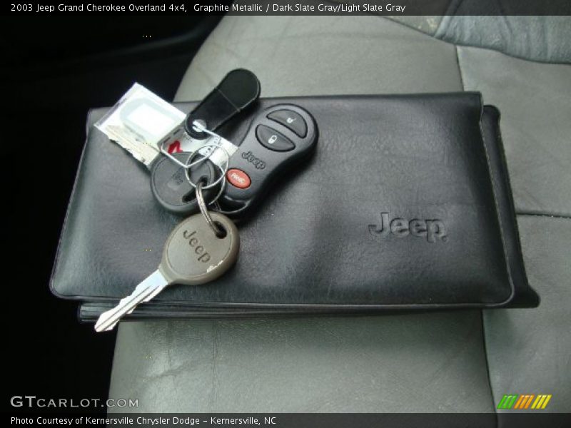 Graphite Metallic / Dark Slate Gray/Light Slate Gray 2003 Jeep Grand Cherokee Overland 4x4