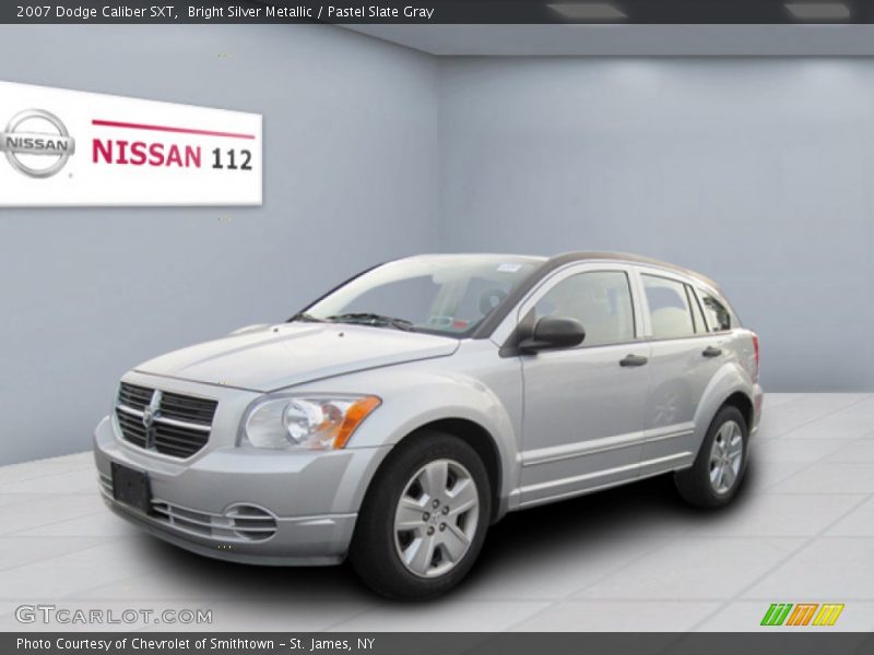 Bright Silver Metallic / Pastel Slate Gray 2007 Dodge Caliber SXT