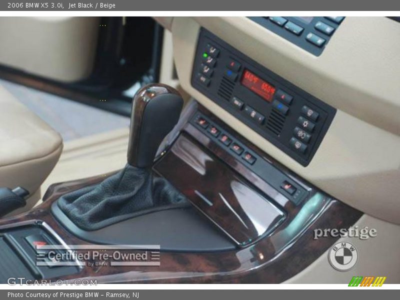 Jet Black / Beige 2006 BMW X5 3.0i