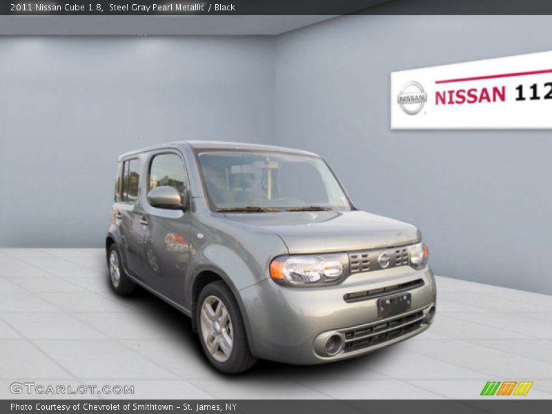 Steel Gray Pearl Metallic / Black 2011 Nissan Cube 1.8