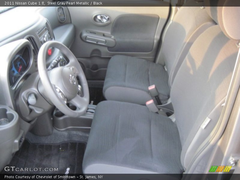 Steel Gray Pearl Metallic / Black 2011 Nissan Cube 1.8