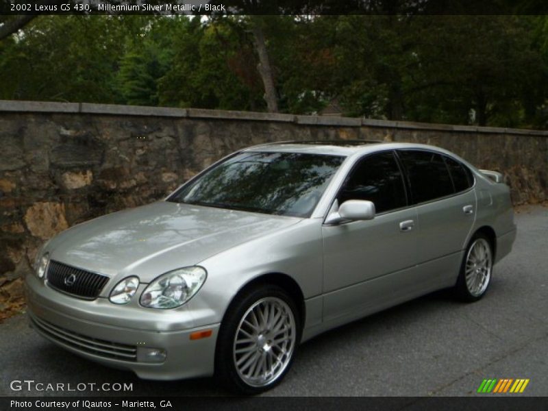 Millennium Silver Metallic / Black 2002 Lexus GS 430
