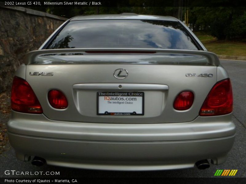 Millennium Silver Metallic / Black 2002 Lexus GS 430