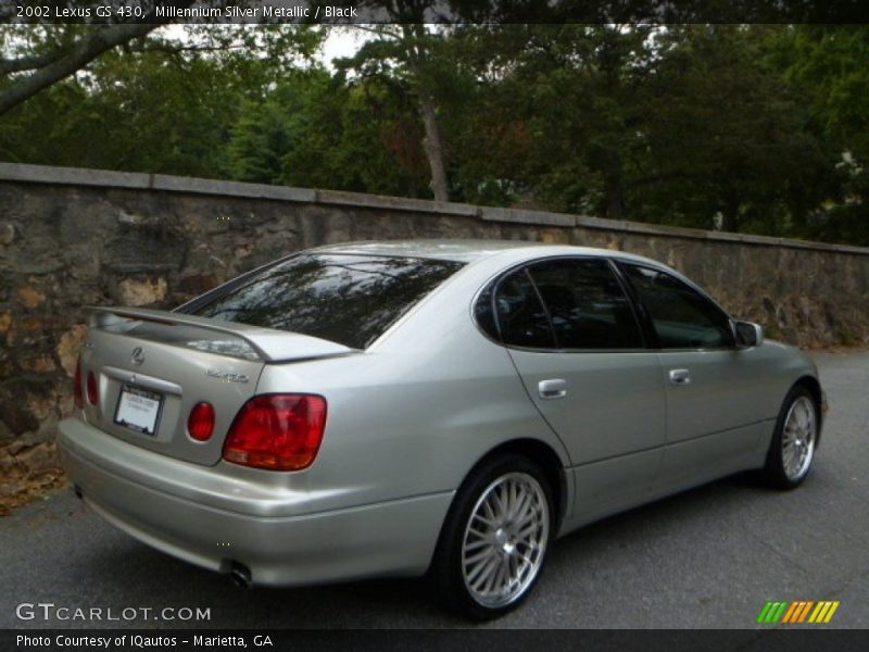 Millennium Silver Metallic / Black 2002 Lexus GS 430