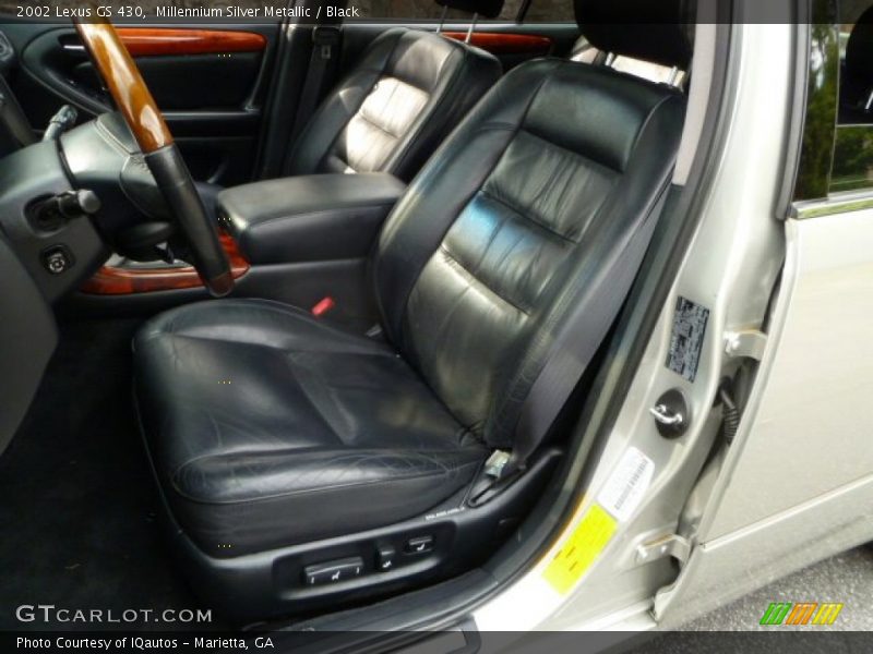 Millennium Silver Metallic / Black 2002 Lexus GS 430