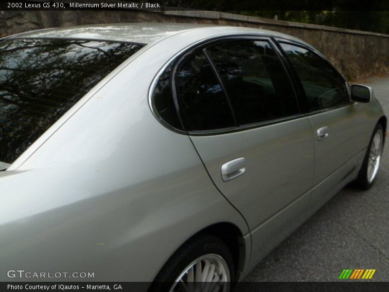 Millennium Silver Metallic / Black 2002 Lexus GS 430