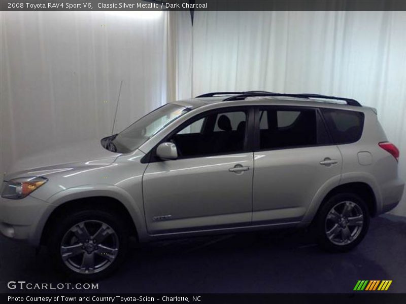 Classic Silver Metallic / Dark Charcoal 2008 Toyota RAV4 Sport V6