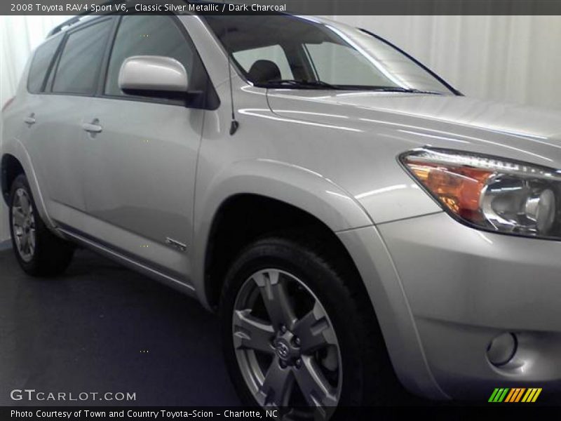 Classic Silver Metallic / Dark Charcoal 2008 Toyota RAV4 Sport V6