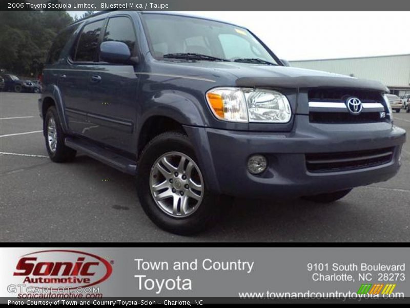 Bluesteel Mica / Taupe 2006 Toyota Sequoia Limited
