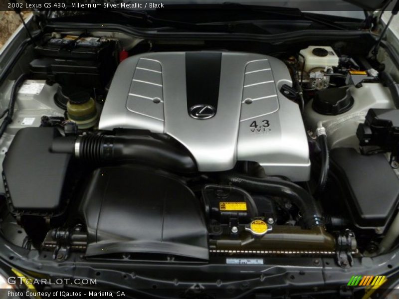 Millennium Silver Metallic / Black 2002 Lexus GS 430
