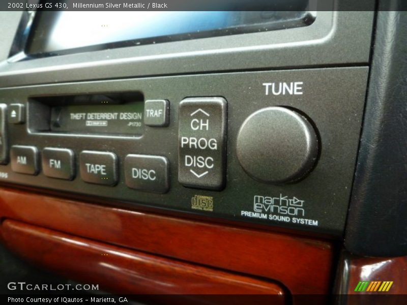 Millennium Silver Metallic / Black 2002 Lexus GS 430
