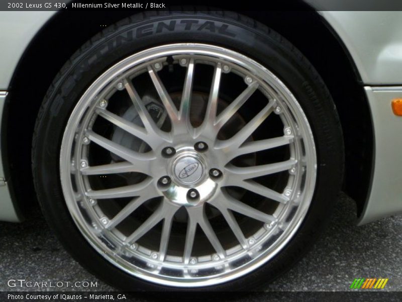 Millennium Silver Metallic / Black 2002 Lexus GS 430