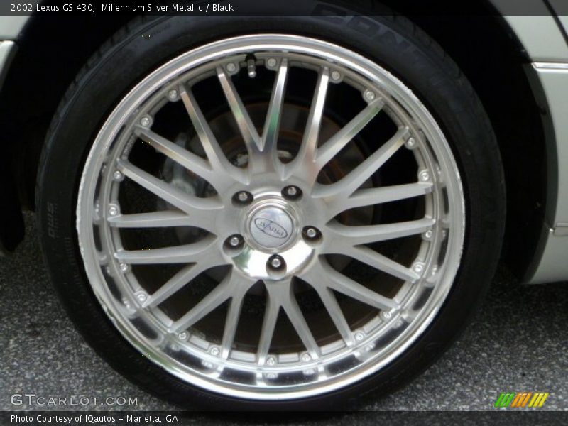 Millennium Silver Metallic / Black 2002 Lexus GS 430