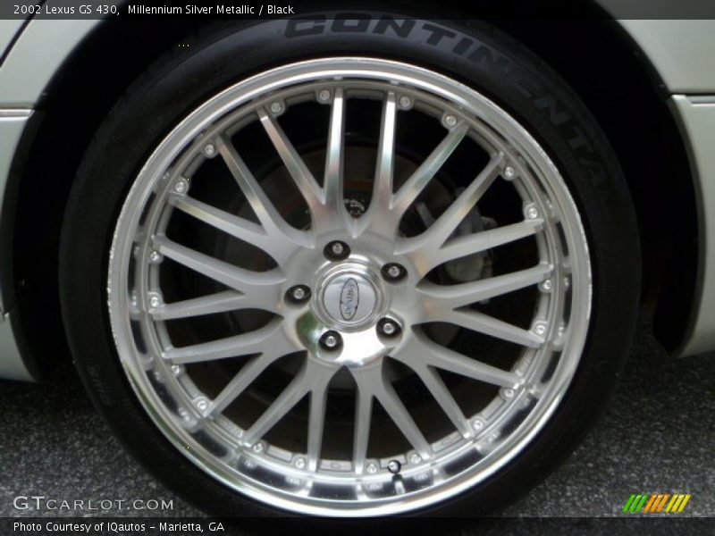 Millennium Silver Metallic / Black 2002 Lexus GS 430