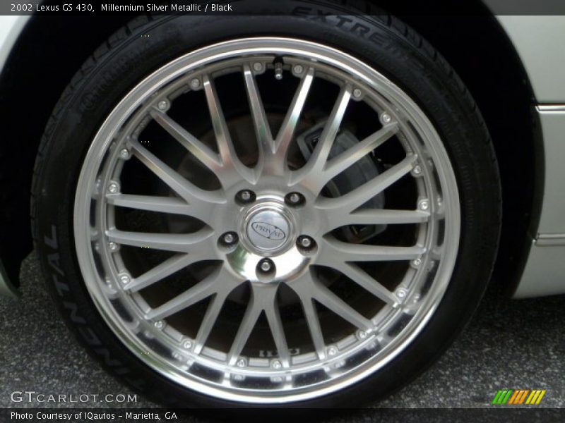 Millennium Silver Metallic / Black 2002 Lexus GS 430