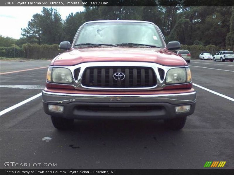 Impulse Red Pearl / Oak 2004 Toyota Tacoma SR5 Xtracab