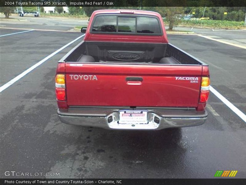 Impulse Red Pearl / Oak 2004 Toyota Tacoma SR5 Xtracab