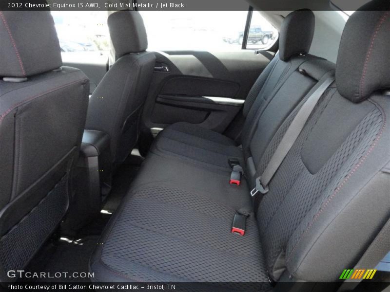 Gold Mist Metallic / Jet Black 2012 Chevrolet Equinox LS AWD