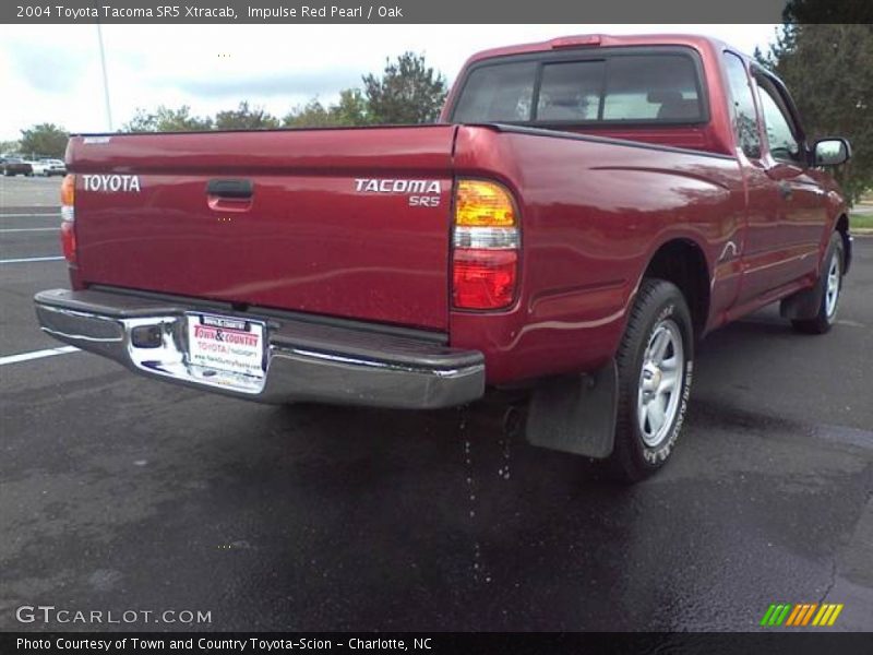 Impulse Red Pearl / Oak 2004 Toyota Tacoma SR5 Xtracab