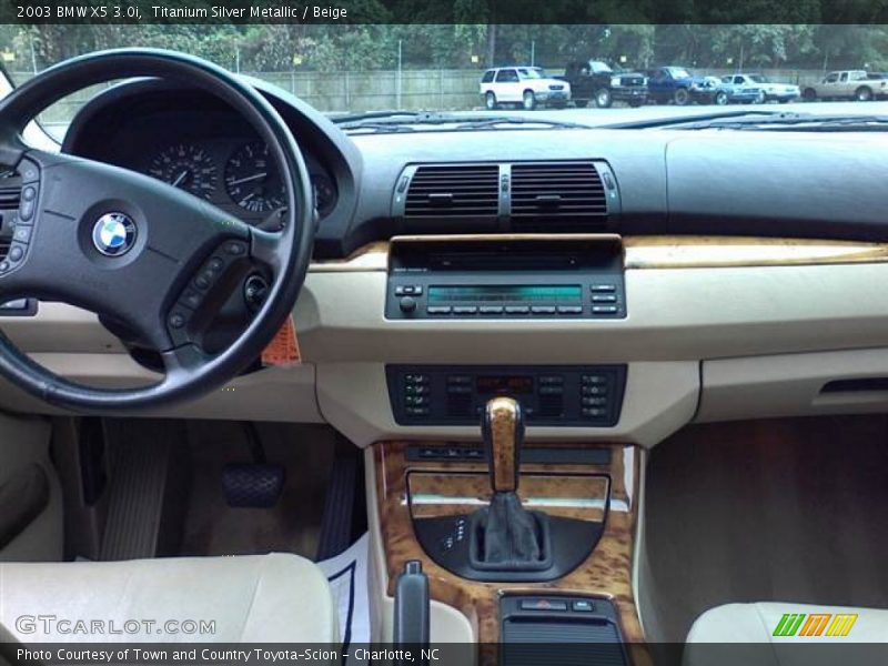 Titanium Silver Metallic / Beige 2003 BMW X5 3.0i