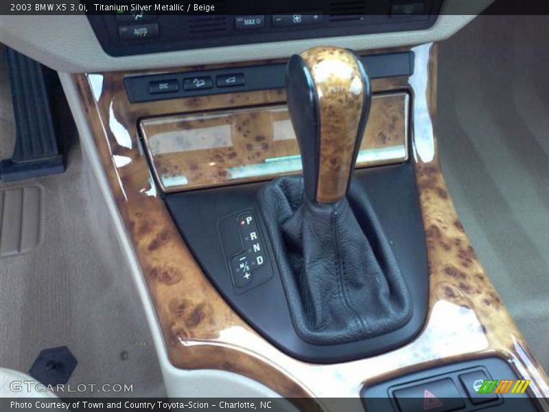 Titanium Silver Metallic / Beige 2003 BMW X5 3.0i