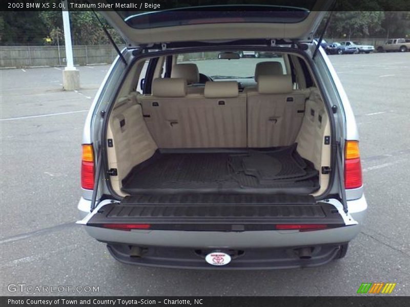 Titanium Silver Metallic / Beige 2003 BMW X5 3.0i