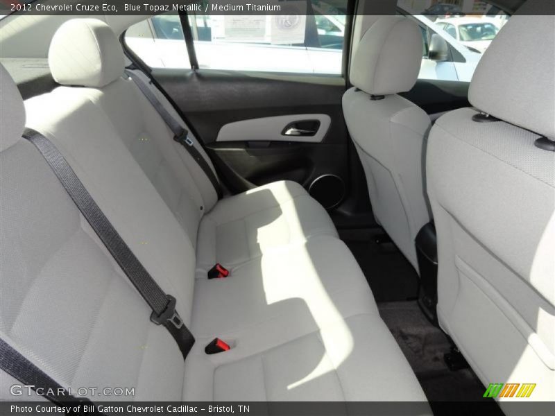 Blue Topaz Metallic / Medium Titanium 2012 Chevrolet Cruze Eco