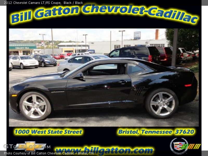 Black / Black 2012 Chevrolet Camaro LT/RS Coupe