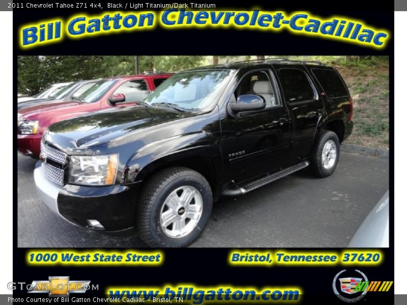 Black / Light Titanium/Dark Titanium 2011 Chevrolet Tahoe Z71 4x4