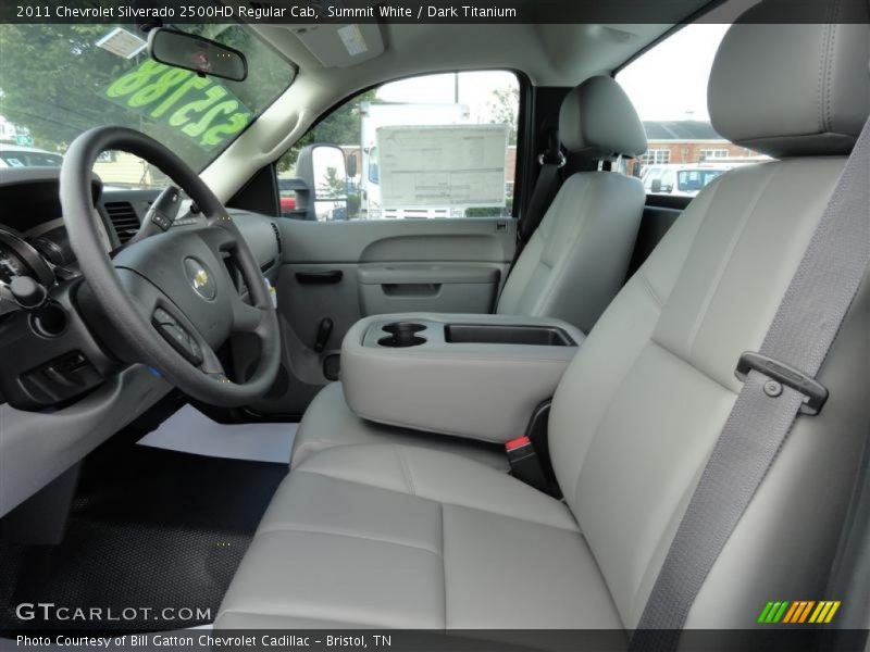  2011 Silverado 2500HD Regular Cab Dark Titanium Interior