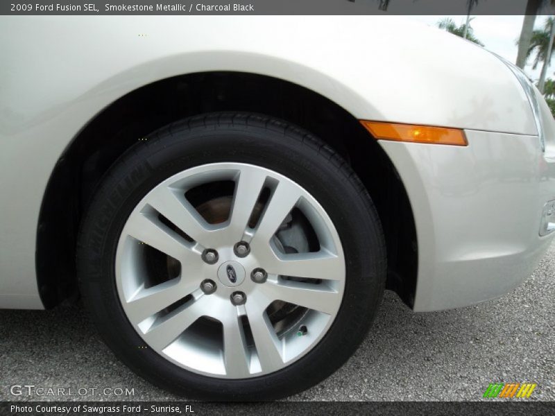 Smokestone Metallic / Charcoal Black 2009 Ford Fusion SEL