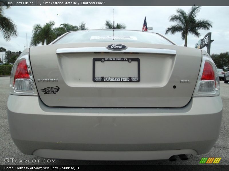 Smokestone Metallic / Charcoal Black 2009 Ford Fusion SEL
