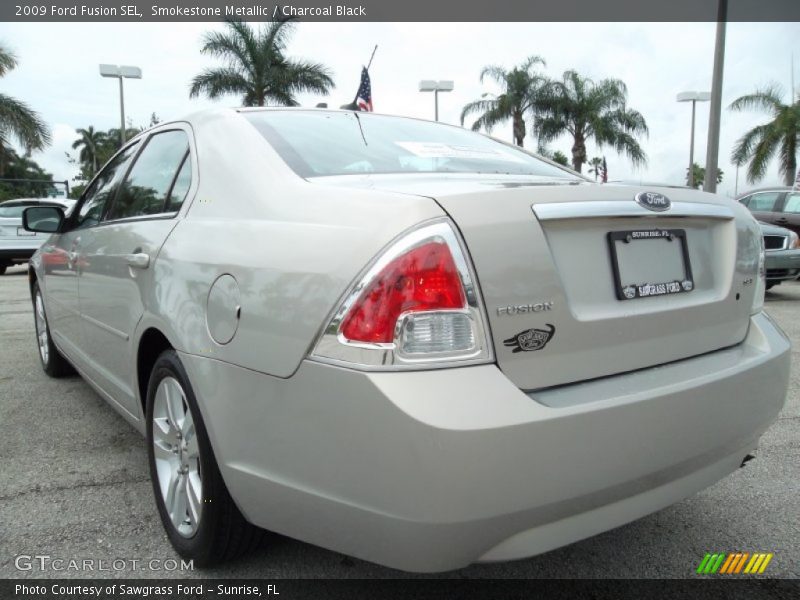 Smokestone Metallic / Charcoal Black 2009 Ford Fusion SEL