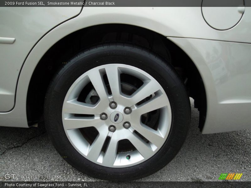 Smokestone Metallic / Charcoal Black 2009 Ford Fusion SEL