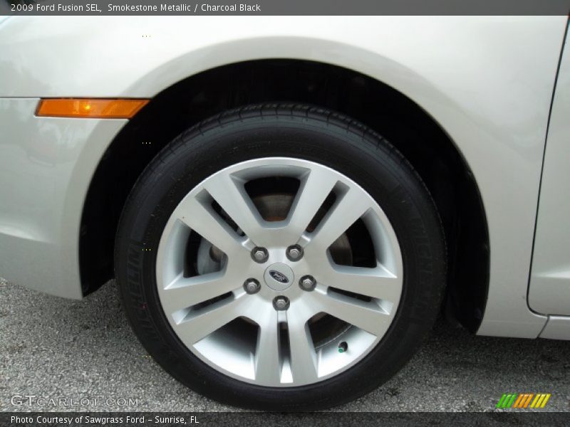 Smokestone Metallic / Charcoal Black 2009 Ford Fusion SEL