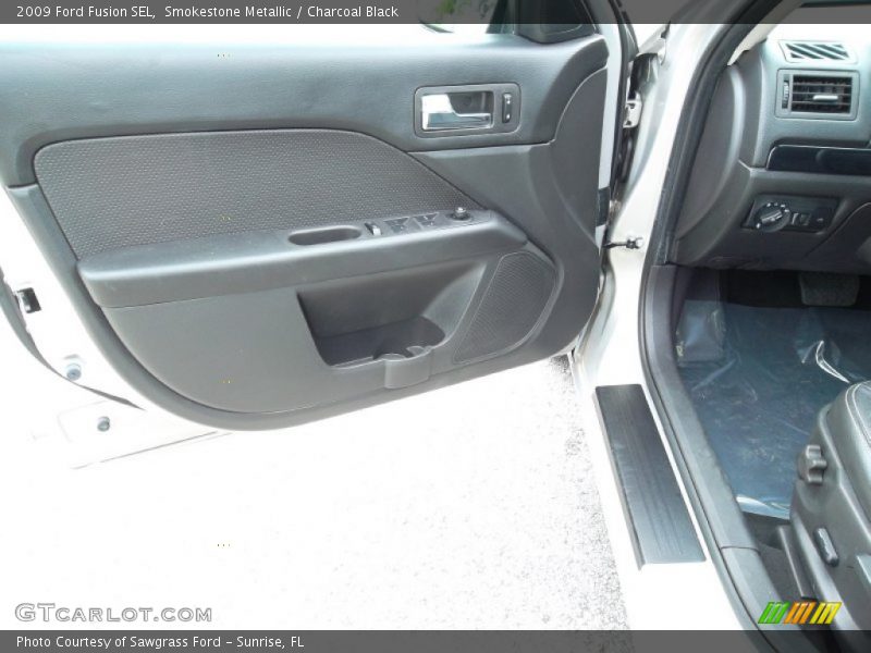 Smokestone Metallic / Charcoal Black 2009 Ford Fusion SEL