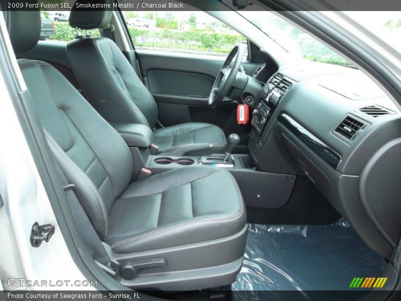 Smokestone Metallic / Charcoal Black 2009 Ford Fusion SEL