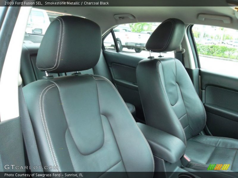 Smokestone Metallic / Charcoal Black 2009 Ford Fusion SEL