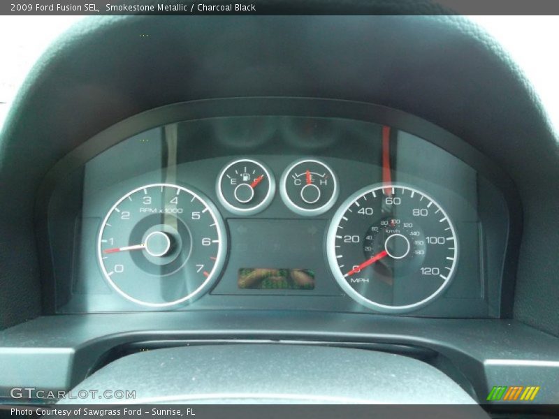 Smokestone Metallic / Charcoal Black 2009 Ford Fusion SEL