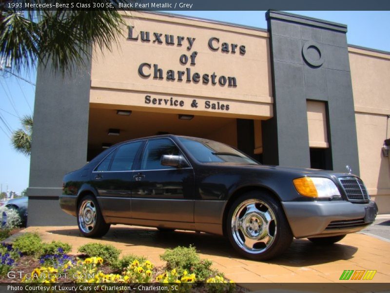 Black Pearl Metallic / Grey 1993 Mercedes-Benz S Class 300 SE