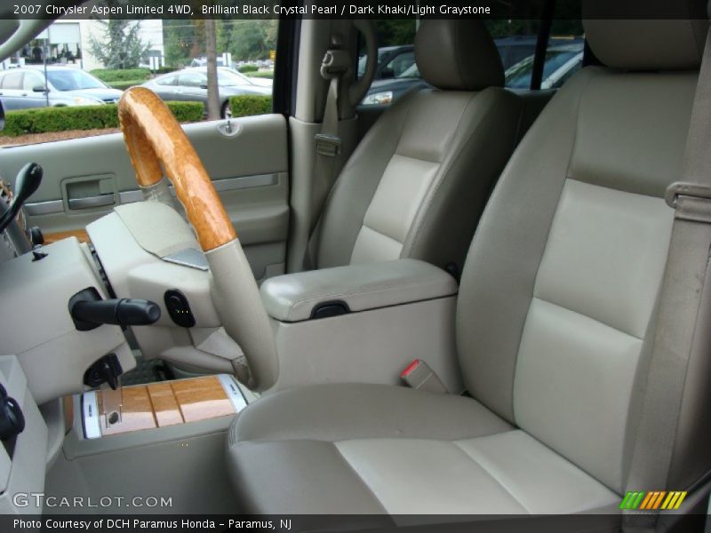  2007 Aspen Limited 4WD Dark Khaki/Light Graystone Interior