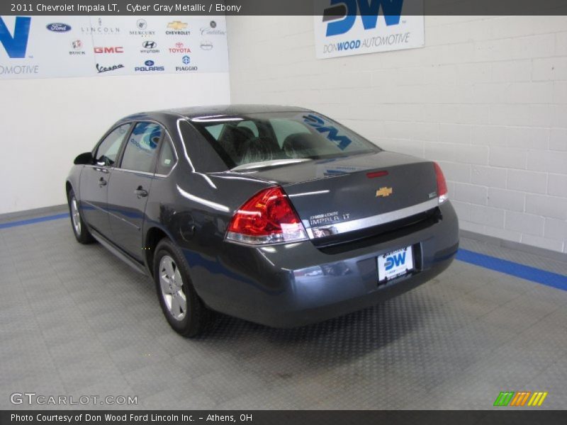 Cyber Gray Metallic / Ebony 2011 Chevrolet Impala LT