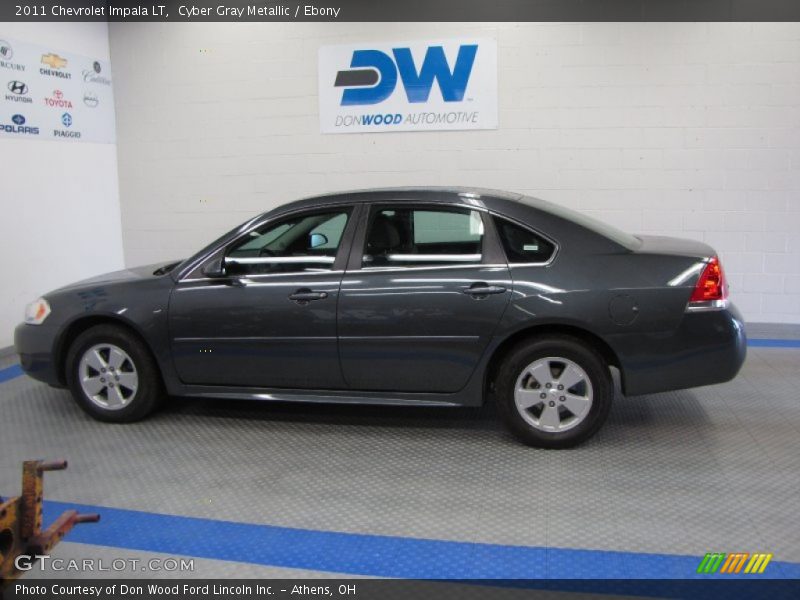Cyber Gray Metallic / Ebony 2011 Chevrolet Impala LT