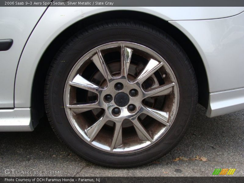 Silver Metallic / Slate Gray 2006 Saab 9-3 Aero Sport Sedan